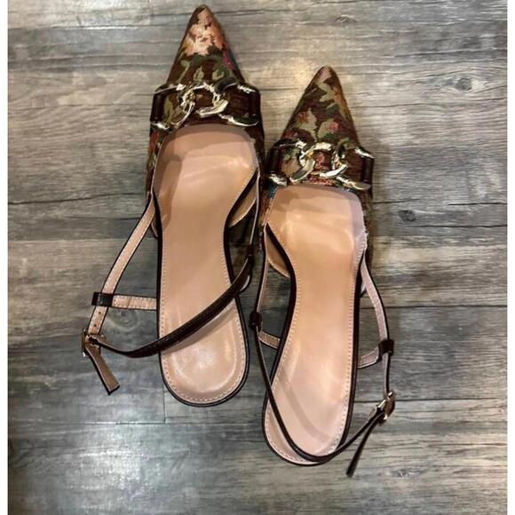 Floral kitten heels - Picture 3 of 3